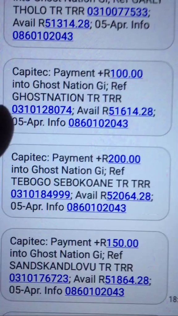 ontiretse27's tweet photo. #GhostNation this is how we have done in the past 24 hours, Capitec R52 000, Go Fund R70 000… we are doing well, let’s keep calm and keep on #GiftingThemba… not smooth sailing but we are not giving up, not now, not ever❤️🙏🏼  #ThembaTheGhost𓃵  #ThembaTheBrand #ThembaBroly https://t.co/BfX40Qk2FZ