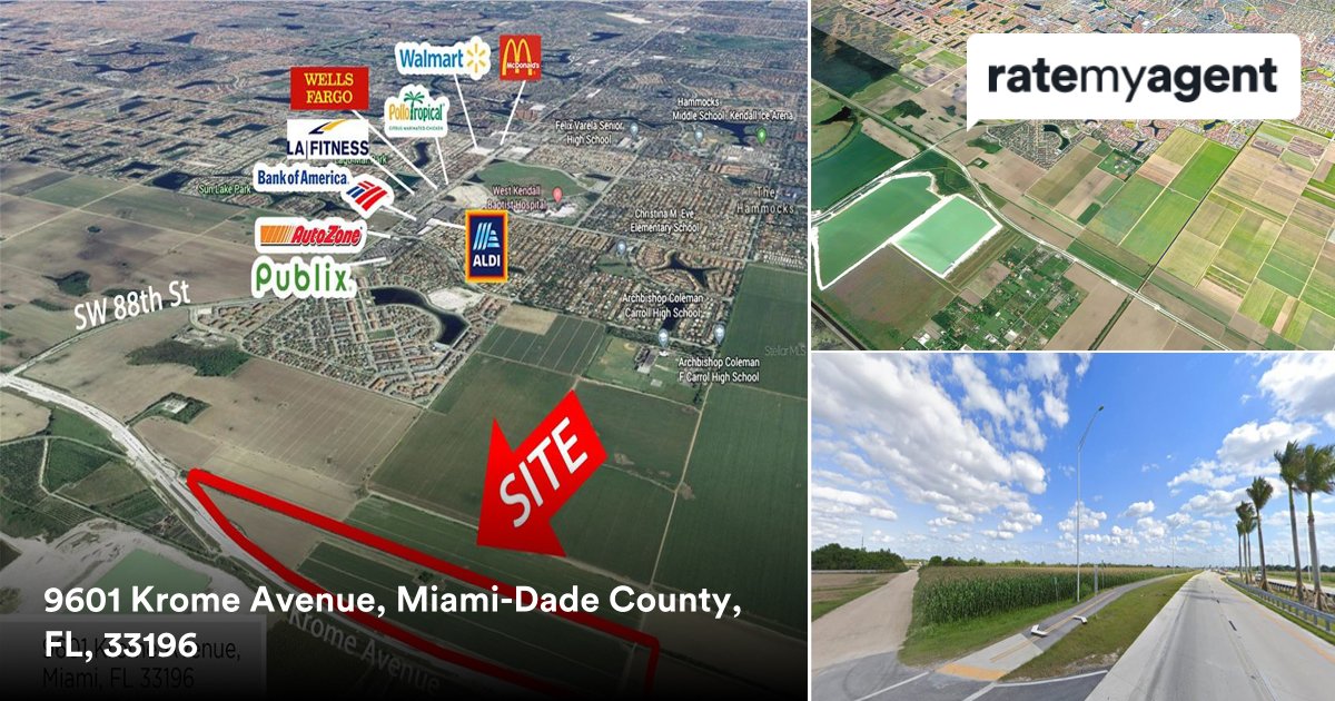 📍 9601 Krome Avenue, Miami-Dade County, FL, 33196

My latest sale on #ratemyagent
rma.reviews/6wRXaU0baUx1