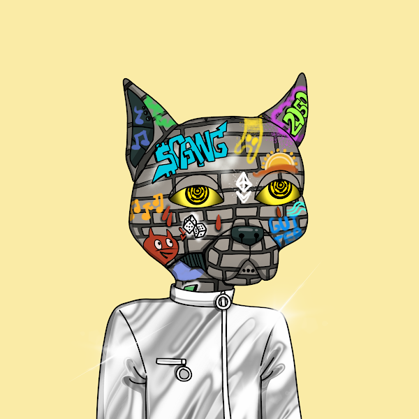 mementomarr's tweet photo. Damn. Had to get a @GutterCatGang clone with a yellow background to match my best mories 🔥 https://t.co/mgiu97RaLl