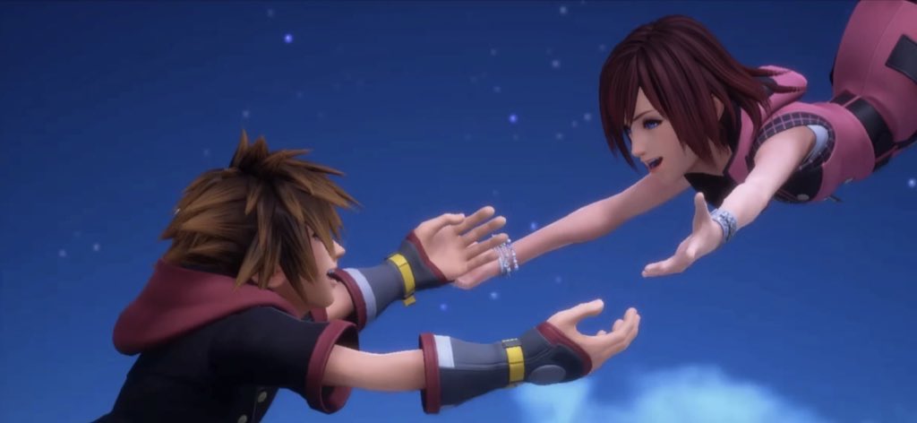 sora and kairi reunions always get me real good in the heart but I just kno...