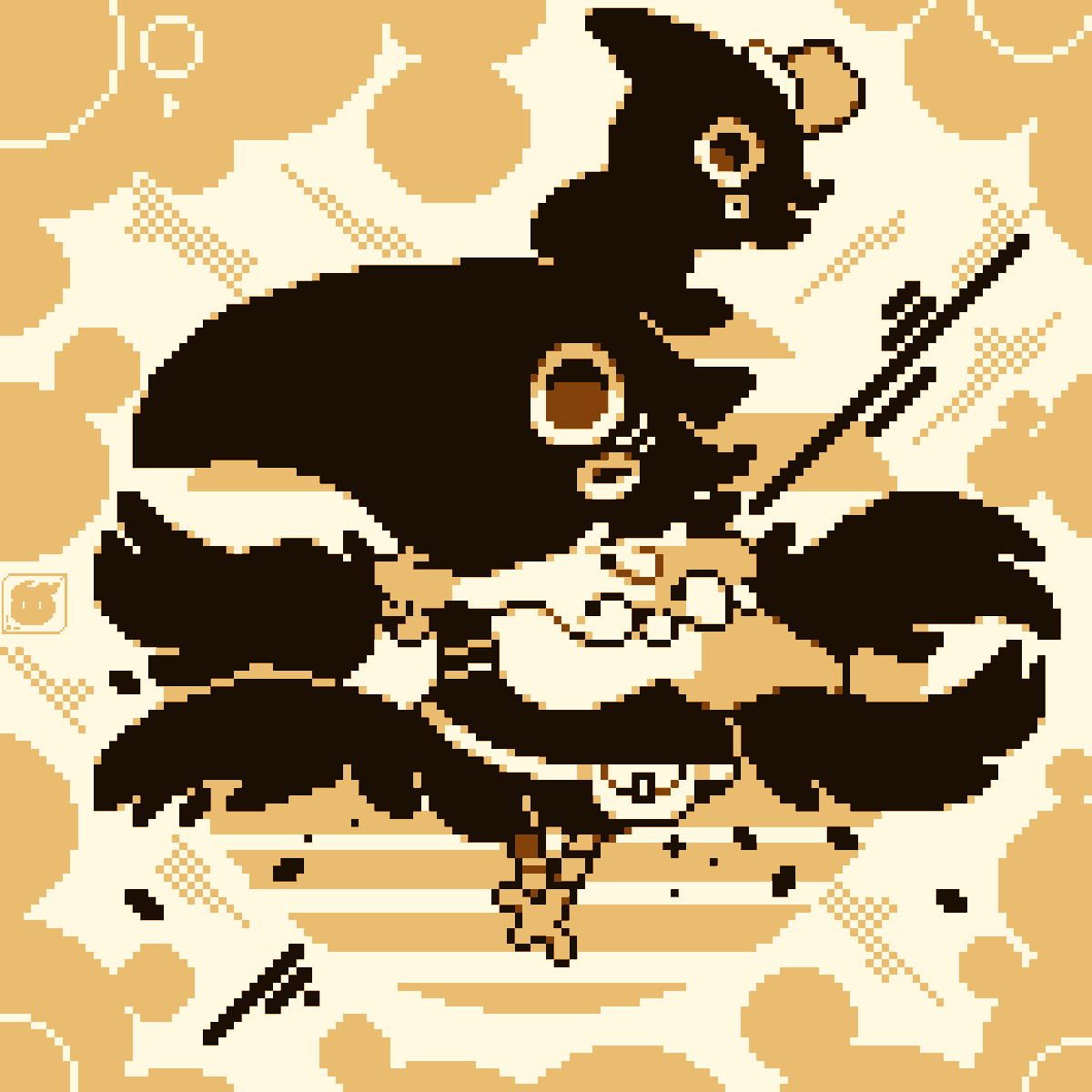 YoHokki's tweet photo. mail crow #pixelart https://t.co/Xu8K526lqk