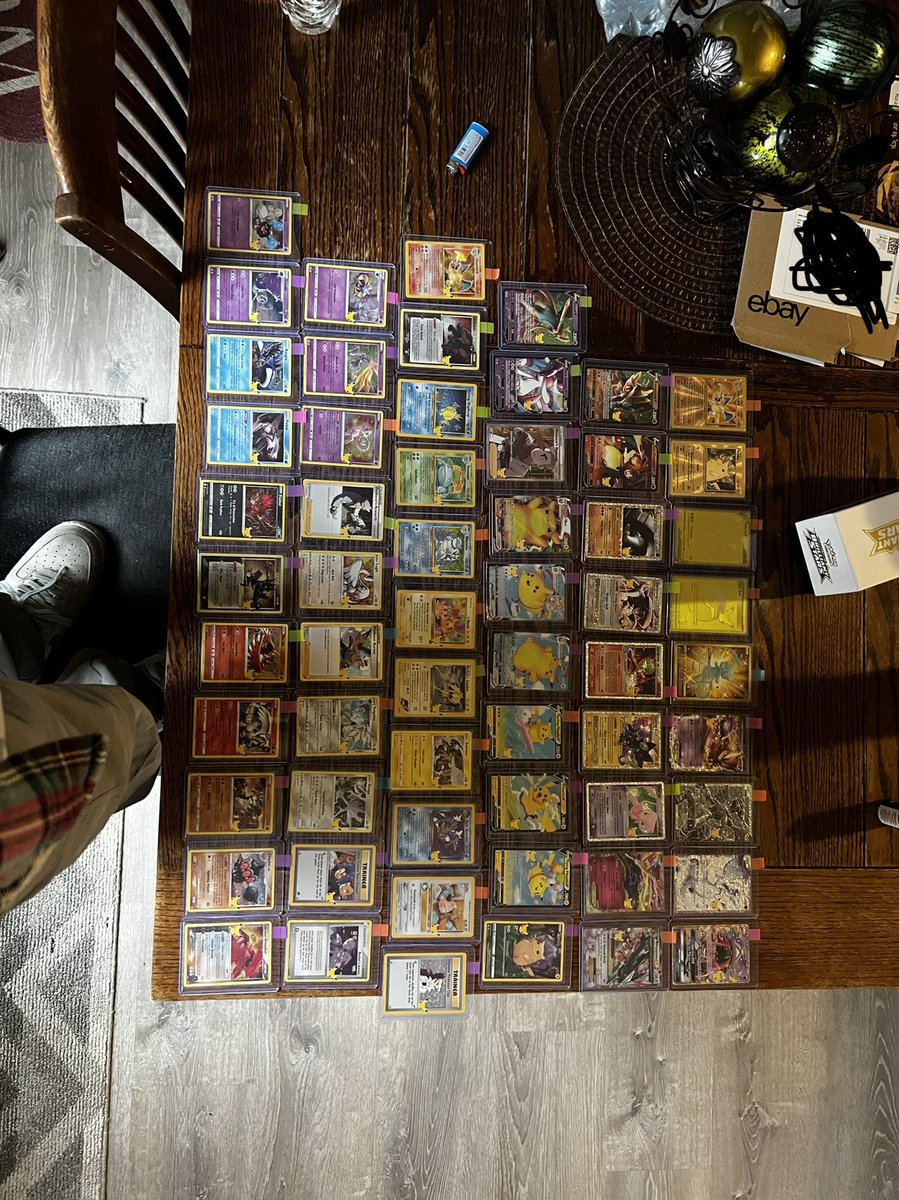 COMPLETED CELEBRATION SET #Pokemon #celebrations #Charizard 
NOT FOR SALE