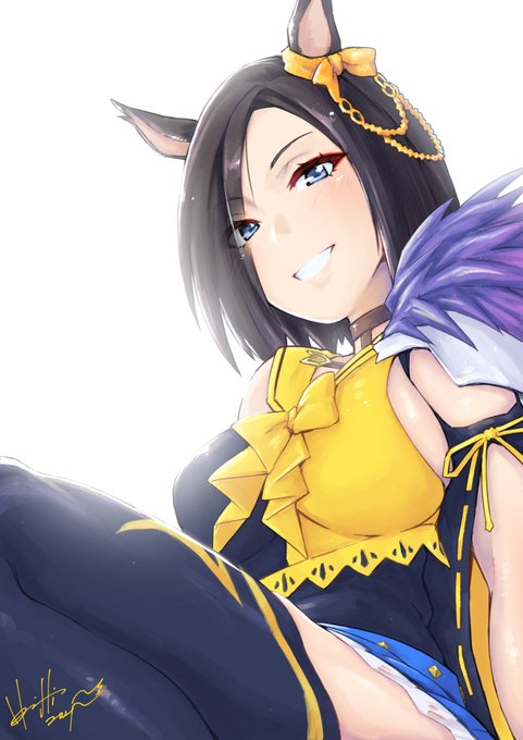 #エアグルーヴ生誕祭2022
もう1年以上ウマ娘楽しんでるのかぁと実感(過去絵!) 