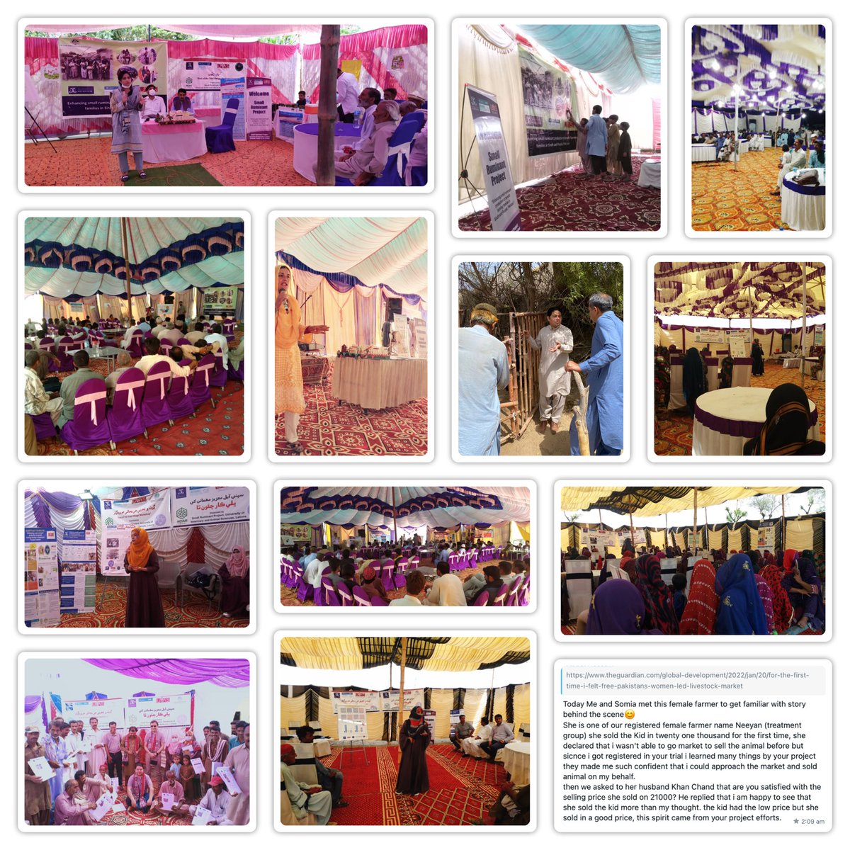 Plus similar or even more women &amp; men farmers attending our workshops in another 5 villages across Punjab and Sindh. Watch this space for National high-level workshops coming in May too! <a href="/NossalInstitute/">Nossal Institute for Global Health</a> <a href="/ACIARAustralia/">ACIAR</a>
