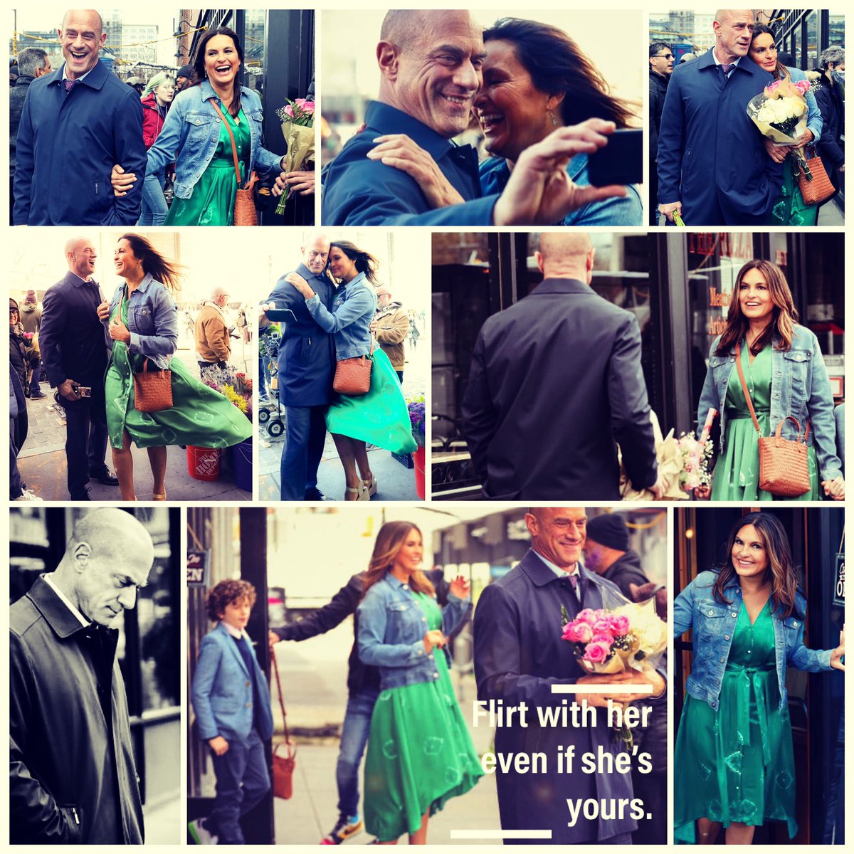 LeaveHerWyld's tweet photo. Sometimes H O M E is a person. 🤍
Ladies and Gents—Liv and Elliot’s flirtatious “friend” phase.
@Mariska @Chris_Meloni #EO #Bensler #SpringInHerStep #SpringtimeRomance #LoveIsInTheAir #Chriska #Marshmelon #MariskaHargitay #ChrisMeloni #SVU #OrganizedCrime #SVUxOC #KissTheGirl https://t.co/u2HBodTn84