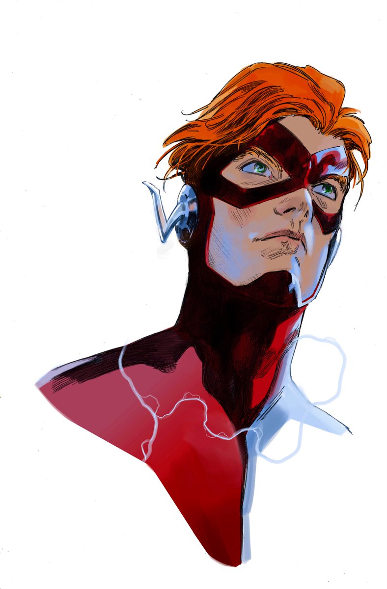 「A bit of color over that Wally West comm」|Alvaro Martínez Bueno 🔜 BCN|Paris|Las Vegasのイラスト