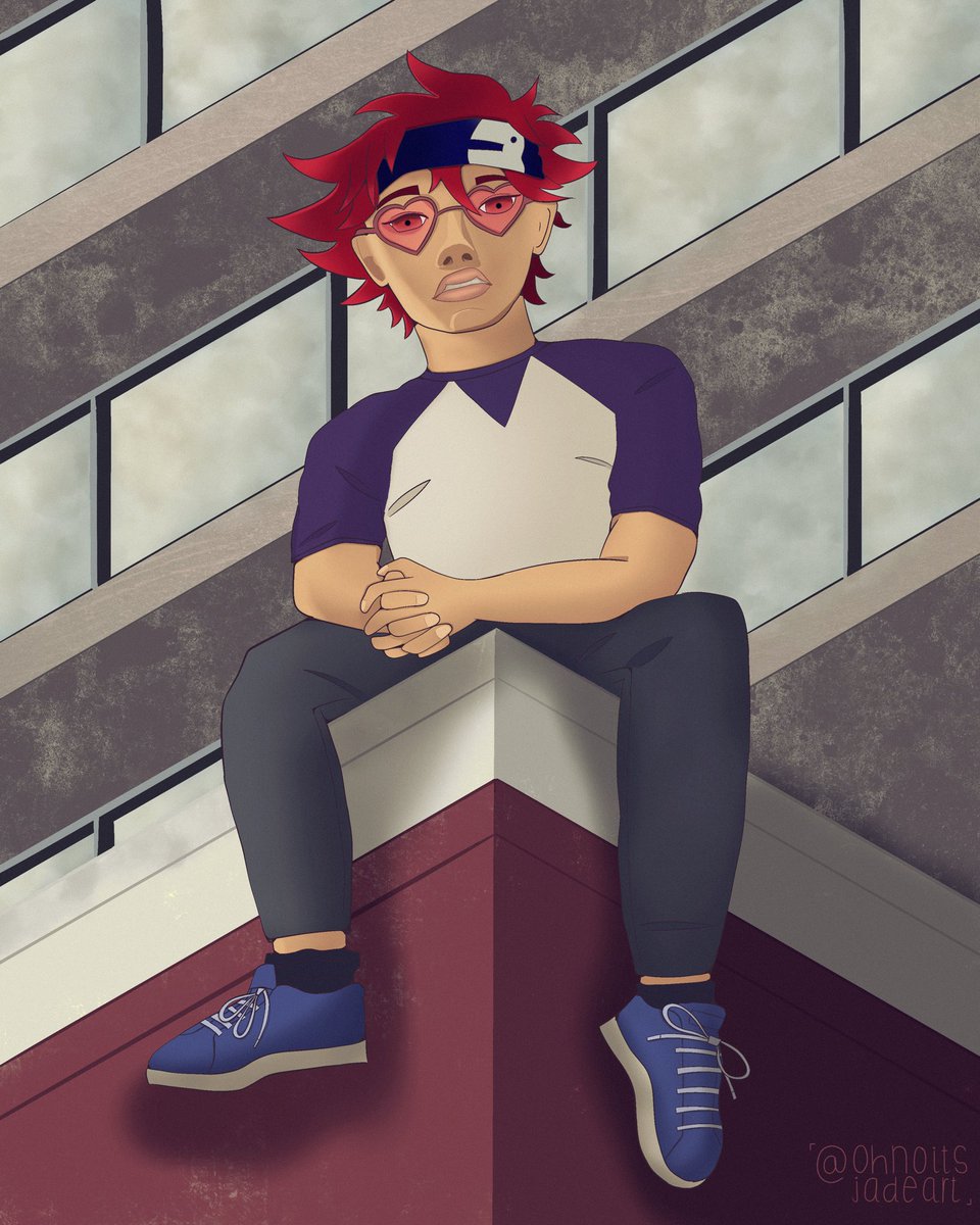 ohnoitsjadeart's tweet photo. finished the piece I was working on for a DTIYS over on Insta! super happy with it as I’ve not done much work on perspective before and backgrounds are kinda new to me so a pretty good starting point for both I think 🥰🥰 #rekikyan #SK8THEINFINITY #sk8fanart https://t.co/iaifEaTwtv