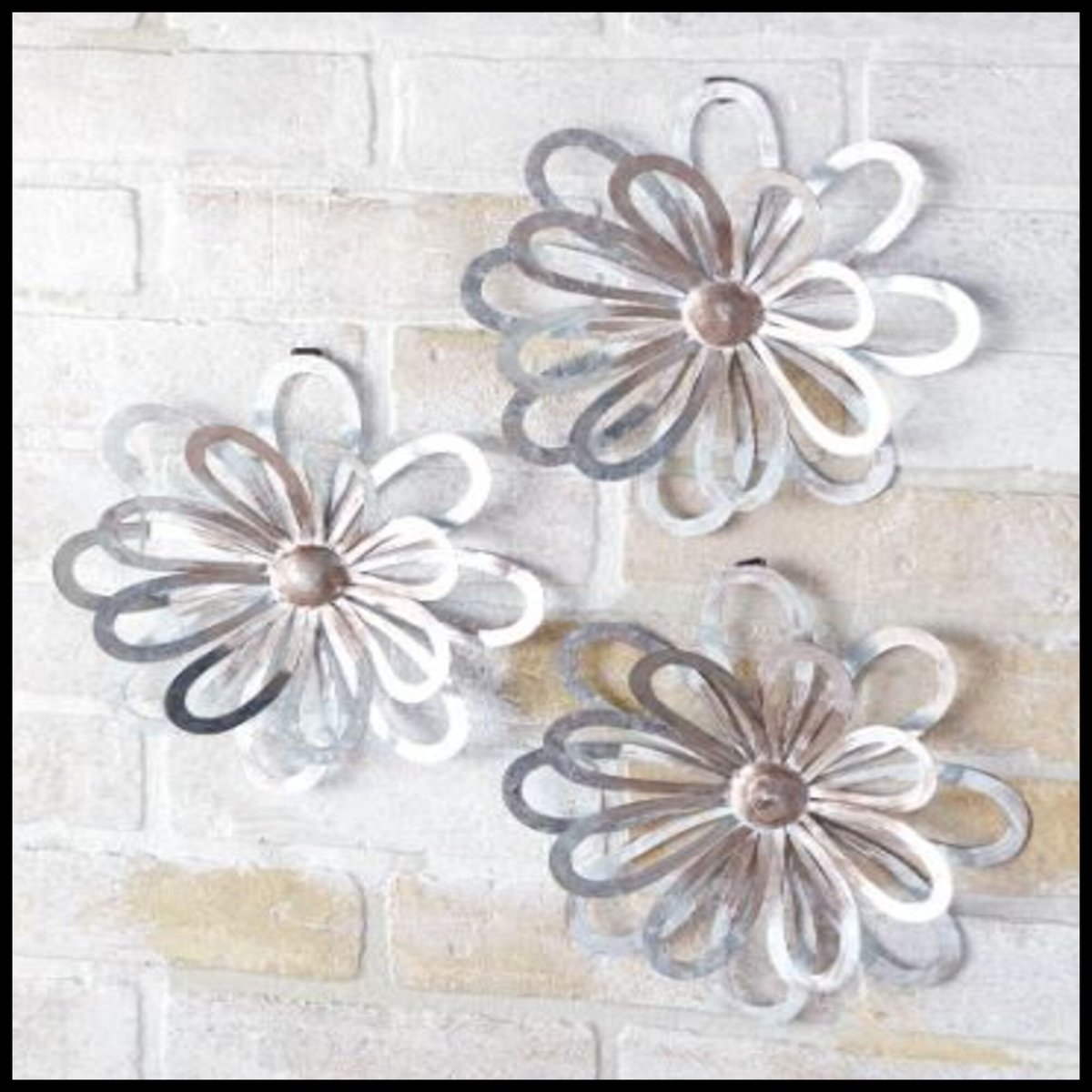 Excited to share the latest addition to my #etsy shop: Set of 3 Metal Flowers Galvanized Rustic Flower Floral Wall Art Indoor Outdoor Home Art Decoration etsy.me/3ua5duw #metalwallart #wallflowers #rusticflowers #galvanizedflower #flowers #flower #floral #metal