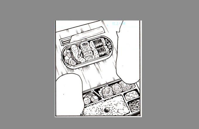 絵が苦手おじさんが、小さなコマに描いた 精一杯のお弁当。 