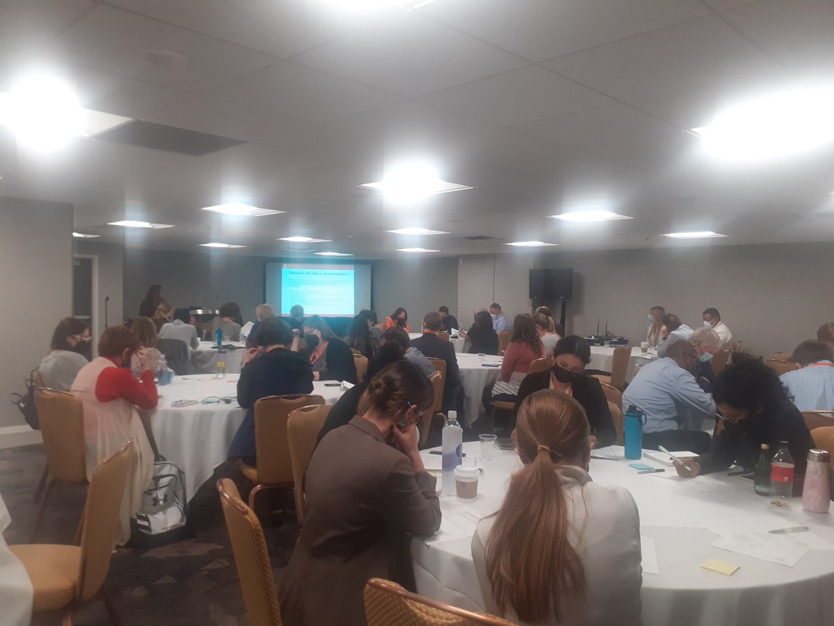 A full room at the Preparedness Summit in Atlanta! A thank you to the 60 public health practitioners from around the country who joined our session on countering mis/disinformation! #preparedness #harvarduniversity #publichealth #communication #Prep22 #IRIS_Academic