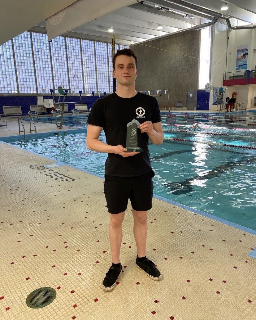 TritonsSwim's tweet photo. Congratulations to Bo Stokesbury-Price for being named Swim NS 2020-2021 Male Swimmer of the Year! A big thank you to Coach Hayden who has been instrumental in his recent success while swimming with the Tritons. https://t.co/Tyc3gqrZbt