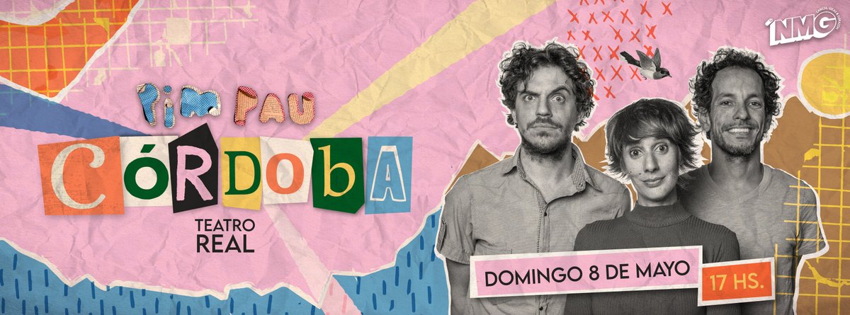 somosnmg's tweet photo. ¡Hey, Panas! 💥
La Fiesta Tucumpá! de PIM PAU llega a Córdoba.

🧐 ¿Cuándo? Domingo 8 de Mayo 17hs.
👉 ¿Dónde? Teatro Real, San Jerónimo 66, Córdoba.

¡Entradas a la venta! 
https://t.co/qmzVlzIyHz https://t.co/AKzbKAbPIi