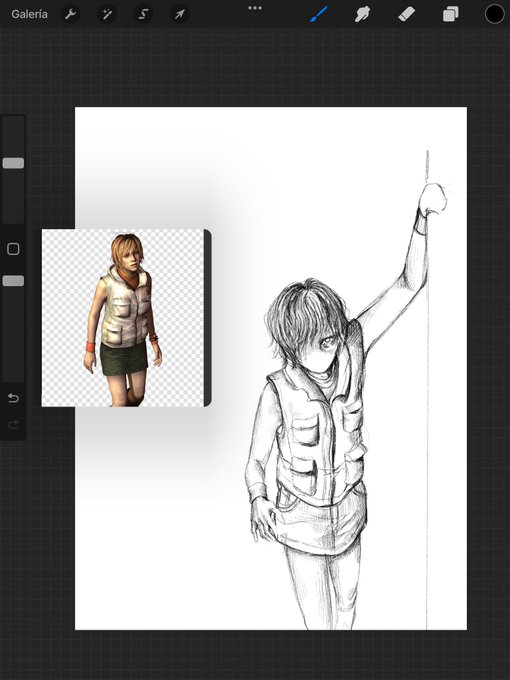 Which of the Silent Hill entities should I add behind her 