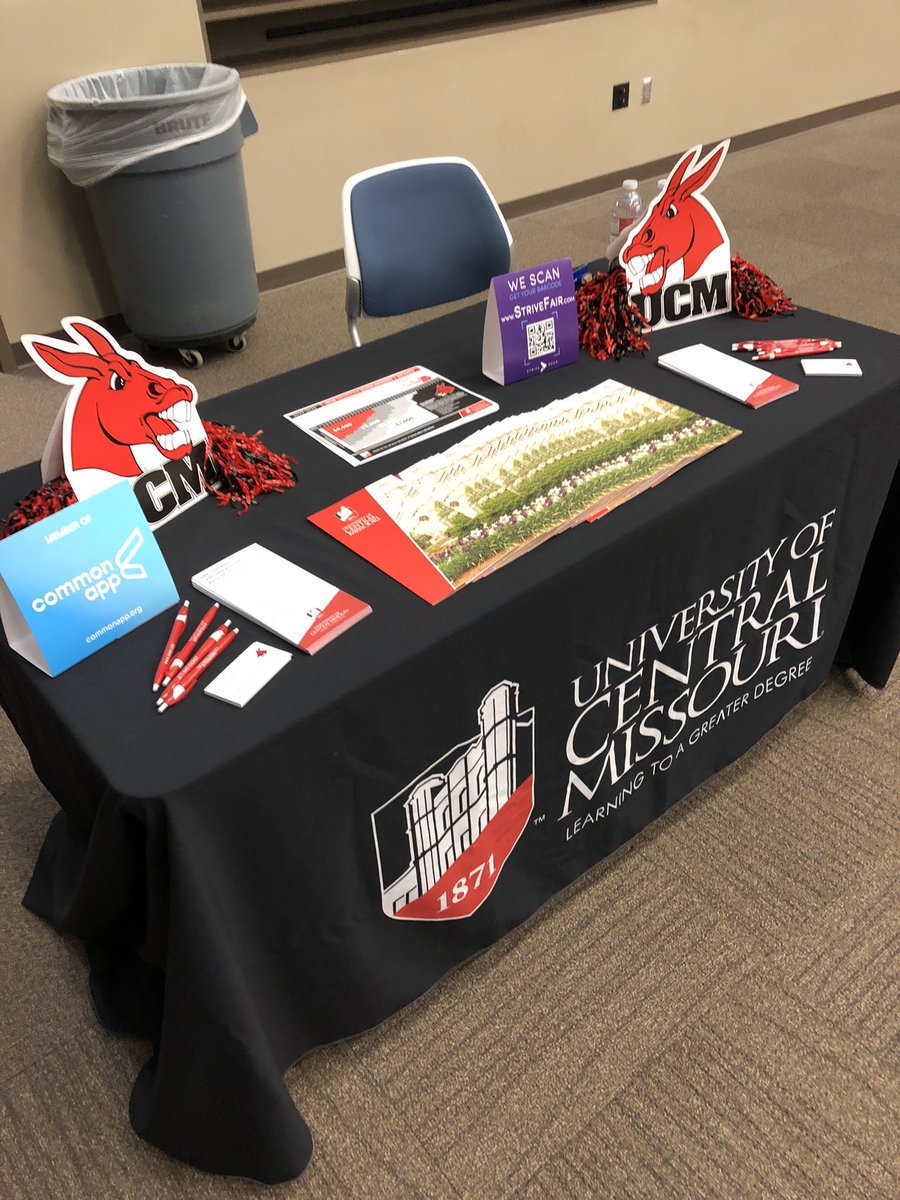 JaredUCM's tweet photo. Out recruiting future @UCentralMO students in Kansas tonight! #VisitUCM https://t.co/SVhp1htV8k
