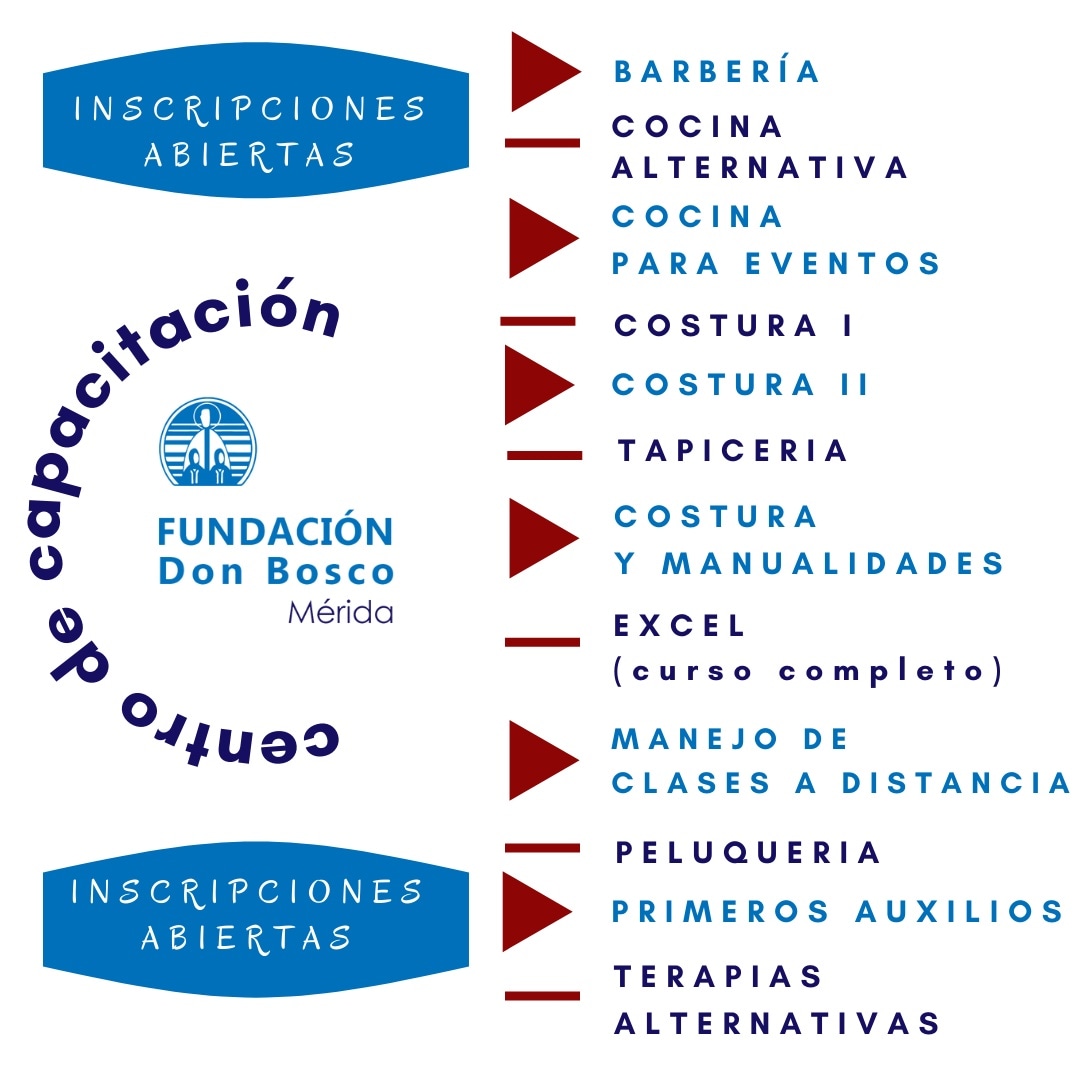 FDBMerida's tweet photo. El 18 de abril comienza el nuevo periodo formativo de nuestro centro de capacitación. Estos son los cursos que ofrecemos, dictados en la mejor de las condiciones y a precios muy solidarios. Info al DM. Inscríbete ahora mismo. https://t.co/GhYB5jkb9R
