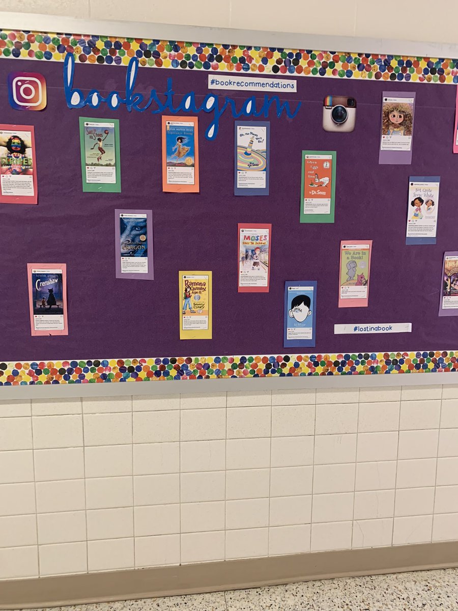 Children and young adult authors to follow on Instagram as a hook to inspire book recommendations and more reading.#lostinabook @SullyES_LCPS