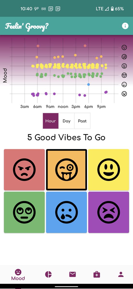 disco_tray's tweet photo. Good Vibes is released! Find our app on the App Store or Play Store, start tracking your mood, and sharing Good Vibes! https://t.co/ZLN0vyIzze https://t.co/U73Dc0MkMk