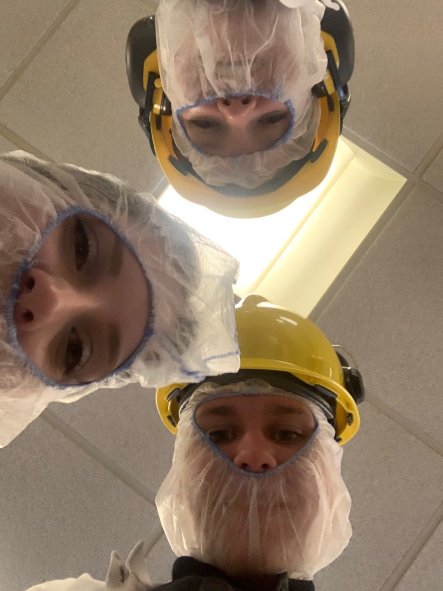 Take your friends to work day! Thanks <a href="/SAMiamKENNEDY/">Sam Kennedy</a> for the tour. Cool to see yet another step in the process of getting pork to your fork!  <a href="/DemeterVet/">Demeter Veterinary Services</a> <a href="/JennRutherford9/">Jenna Rutherford</a>