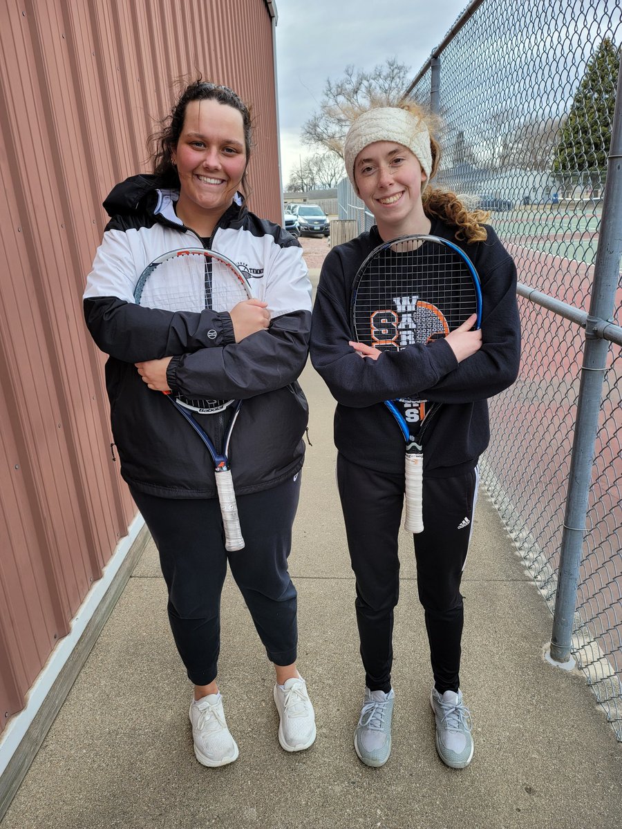 SBL_Tennis's tweet photo. Big first wins in singles @cgoldsmith17 8-1 and @livlouise30 8-1 against LeMars! https://t.co/yZjYlW9Upj