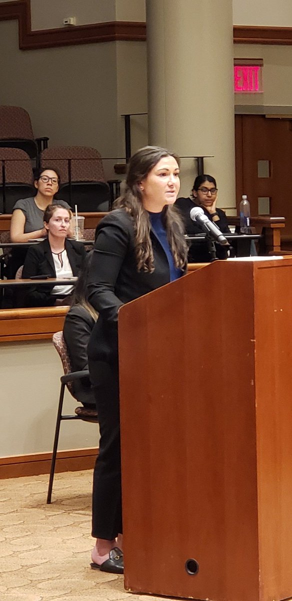 The <a href="/StJohnsLaw/">StJohnsLaw</a> <a href="/MootCourtSJU/">St. John’s Moot Court Honor Society</a> Reardon Moot Court Competition continues with Gabriella Blum and Alexa Schimp arguing for Respondent.