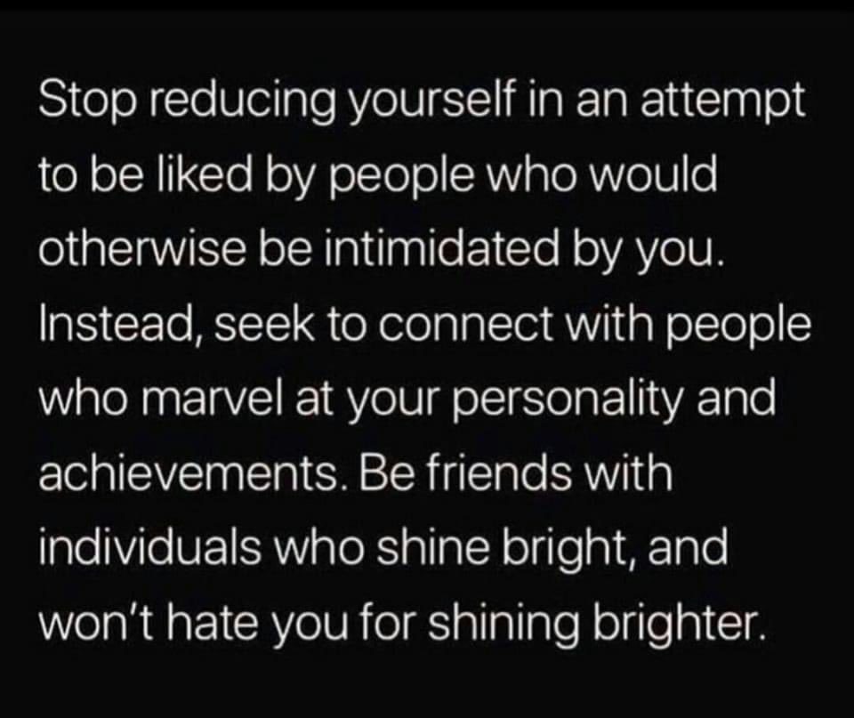 kersmas's tweet photo. When someone feels intimidated by you, while you have no intentions of making them feel that way, it's time to step away. Insecurity is an unstable department, which you don't want to be a part of. https://t.co/TtSKEc5GNw
