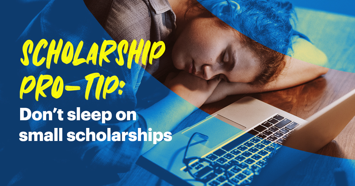 boonebank's tweet photo. Don't Skip Out on Small Scholarships
Think small scholarships aren't worth it? Think again! Even small scholarships can help with books and supplies. Start searching at https://t.co/6lePXFhK6z #PlanFor College https://t.co/vYDqqDv7v4