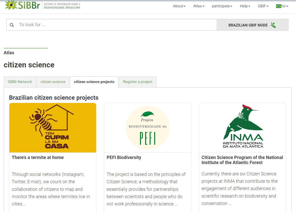 TemCupimlaemCS's tweet photo. Now we are among the citizen science projects of the SiBBr Network. Check it out at
https://t.co/YqAcqDdyoH #gbif #cienciacidada #divulgacaocientifica #termites #ueg #isoptera https://t.co/JMiZqifPzF