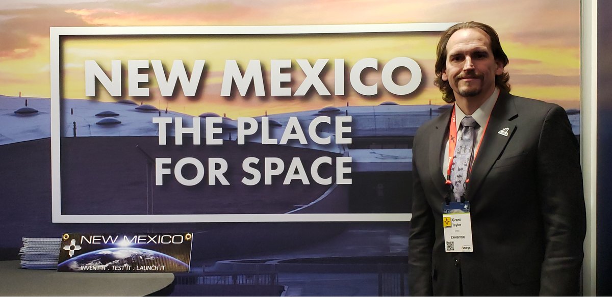 ABQEconDev's tweet image. Today is the first day for the 37th Space Symposium hosted by @SpaceFoundation. If you&apos;re attending stop by @NMPartnership booth to say hi to AREA&apos;s very own Grant Taylor! #Space4Fun #SpaceArt20 #SpaceSymposium