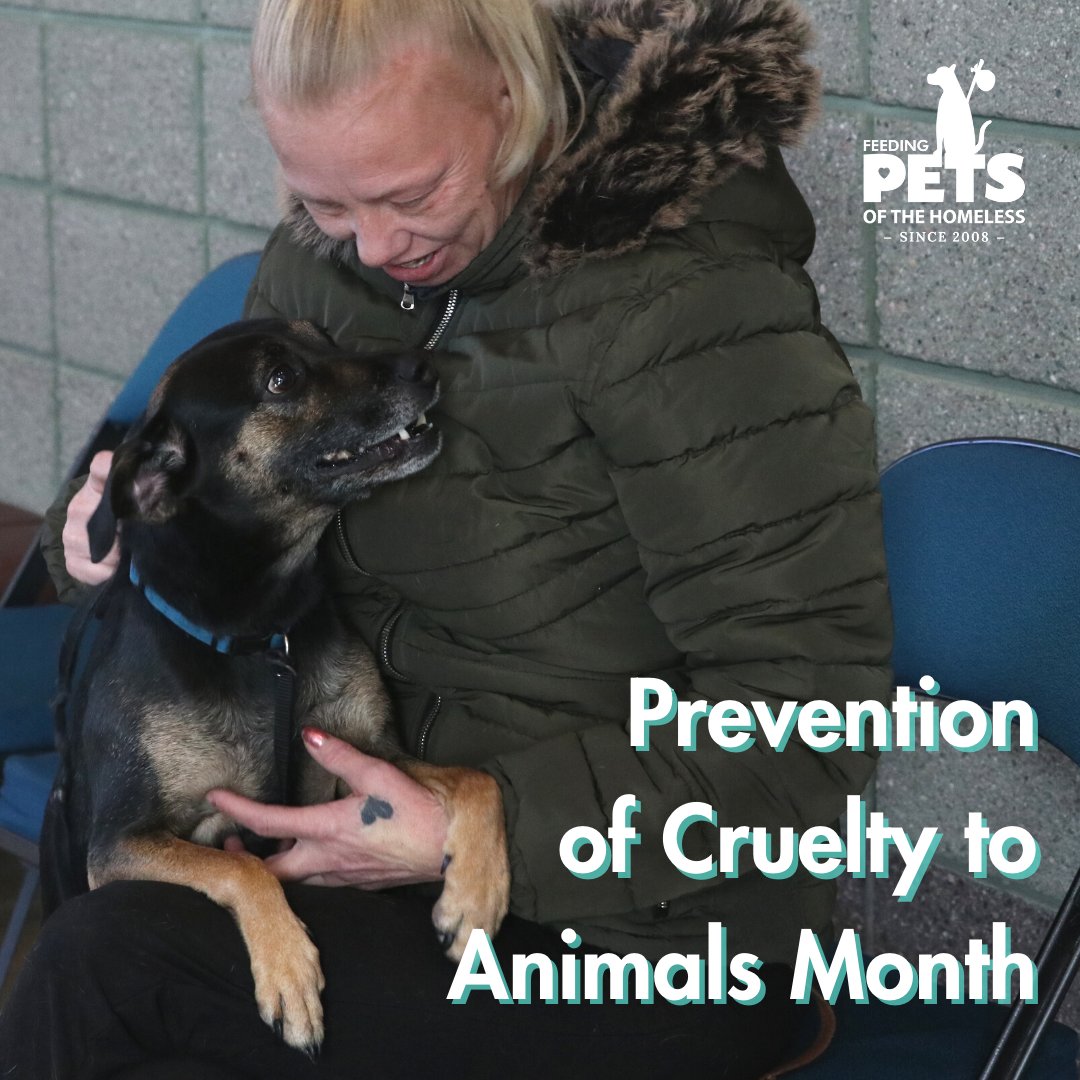 PetsofHomeless's tweet photo. April is #PreventionofCrueltytoAnimalsMonth. 
Inform people by sharing this message about the tragedy of animal abuse and neglect, and show them how they can help provide emergency veterinary care to #petsofthehomeless. #donate
https://t.co/9PTXcDezQ0 https://t.co/HIn9W5cafU
