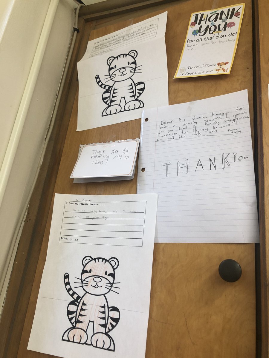 MrsO418's tweet photo. Tiger Hug Tuesday. Feeling the love today. Just another reason why we love teaching at SBS. #SBSTIGERWEEK22 https://t.co/pPGSkvO6RW