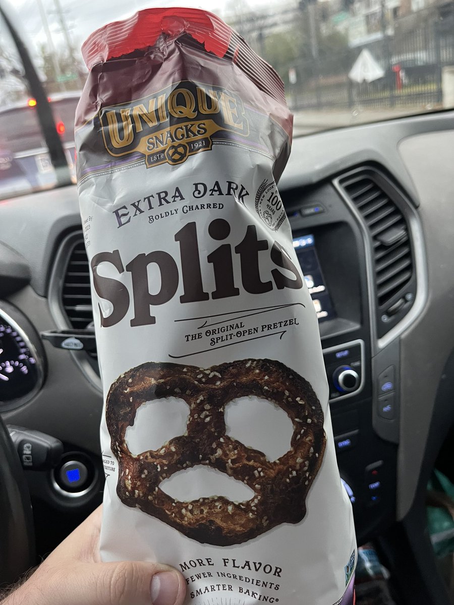 EvanWinburne's tweet photo. @thefishnation couldn’t even leave the parking lot before opening the bag #snacks https://t.co/voqvbKOkD4