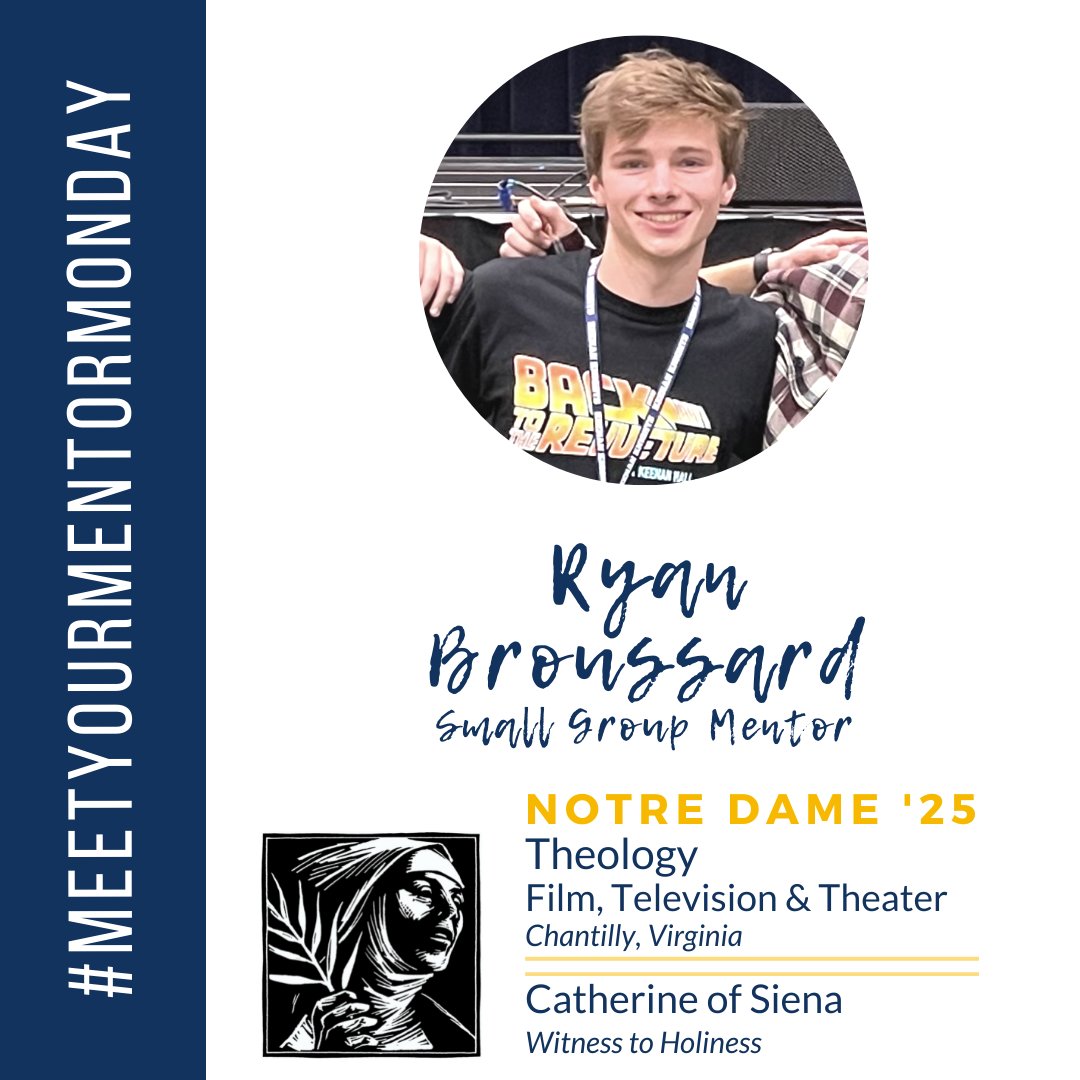 For this special Tuesday edition of #MeetYourMentorMonday we are featuring FOUR of our Small Group Mentors for this summer! #NDVision <a href="/McGrathND/">McGrath Institute for Church Life</a>