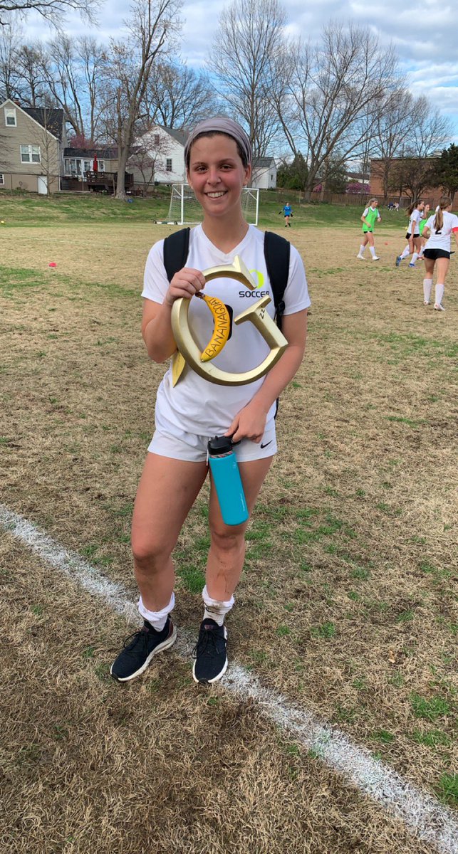 Coachguns's tweet photo. Our BananaGOAT trophy goes to Elizabeth Bayer for her amazing composure as the midfield dynamo, assist specialist and showing how to put one in the back of the net😎💪

Match: 4-3 Win vs.Ursaline Academy
#bananagoat #bananrama22 #dontslip🍌 #waos @BCzuppon @OHS_Tigers https://t.co/Jr5i6NeKi5