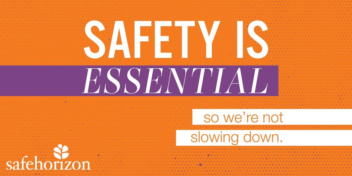 SafeHorizon's tweet photo. We believe that #safetyisessential for survivors. That's why our lights are always on for survivors. 24/7.365

If you need support, we are available right now. 
Call us: 1-800-621.HOPE https://t.co/fChAmlWbyo