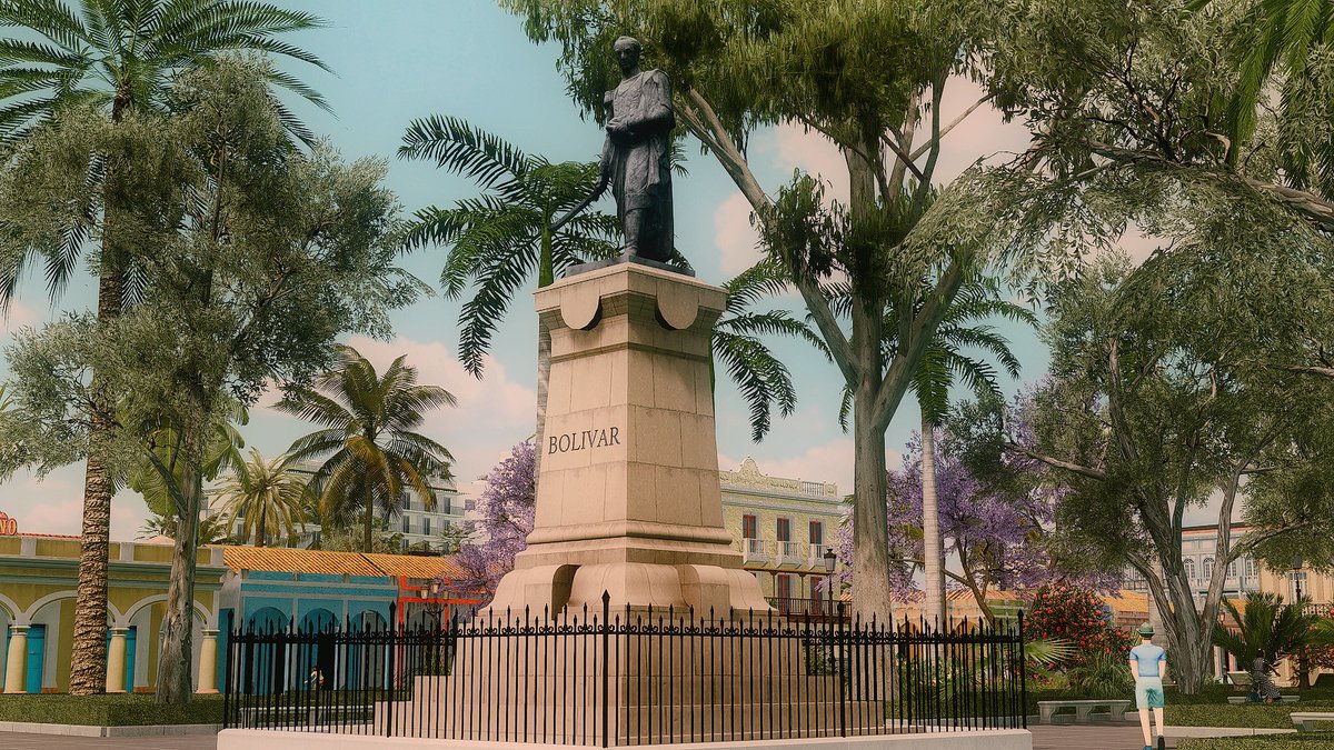 PeterBar11's tweet photo. Hola companeros! I present you another asset: A fictive Simon Bolivar monument, as it can be found all over latin america. Viva el Libertador! ✊

Grab yours today at your local workshop!

https://t.co/eSLPaRtPE0

#AssetCreation #CitiesSkylines #Cities_PDX https://t.co/c9ziYXOmob