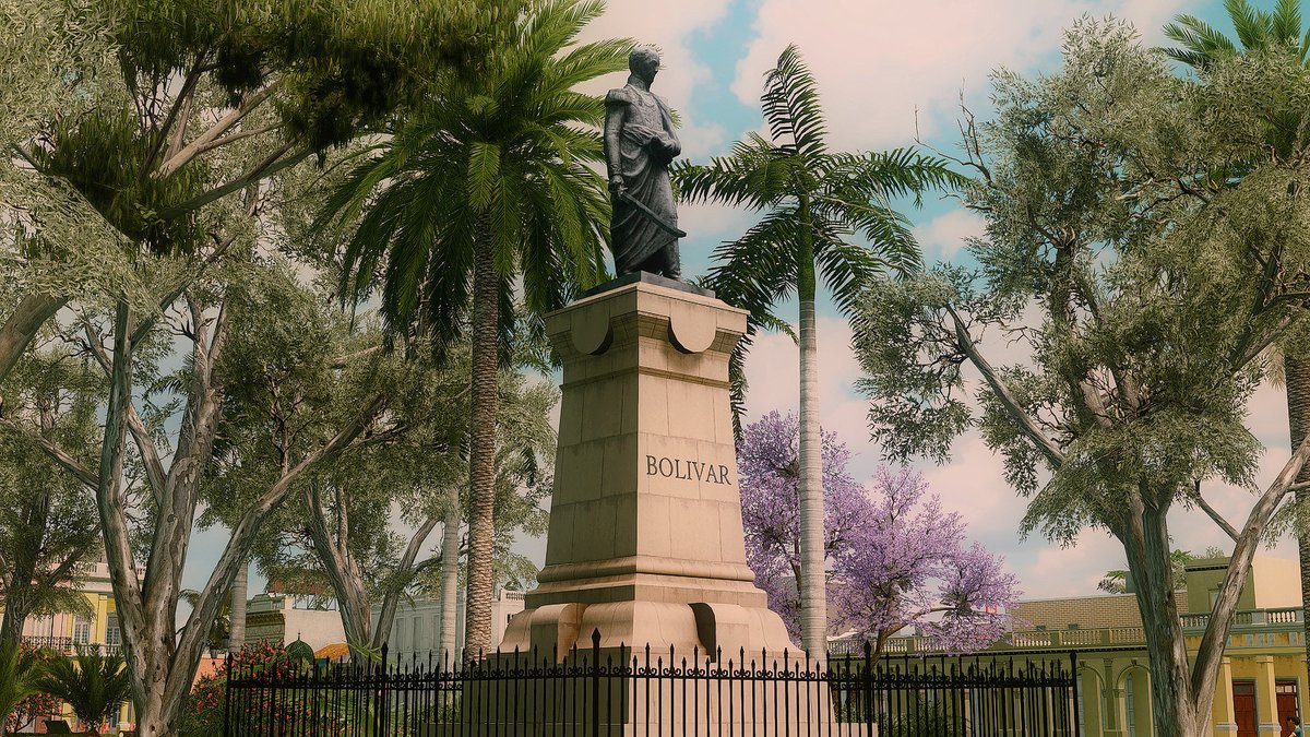 PeterBar11's tweet photo. Hola companeros! I present you another asset: A fictive Simon Bolivar monument, as it can be found all over latin america. Viva el Libertador! ✊

Grab yours today at your local workshop!

https://t.co/eSLPaRtPE0

#AssetCreation #CitiesSkylines #Cities_PDX https://t.co/c9ziYXOmob