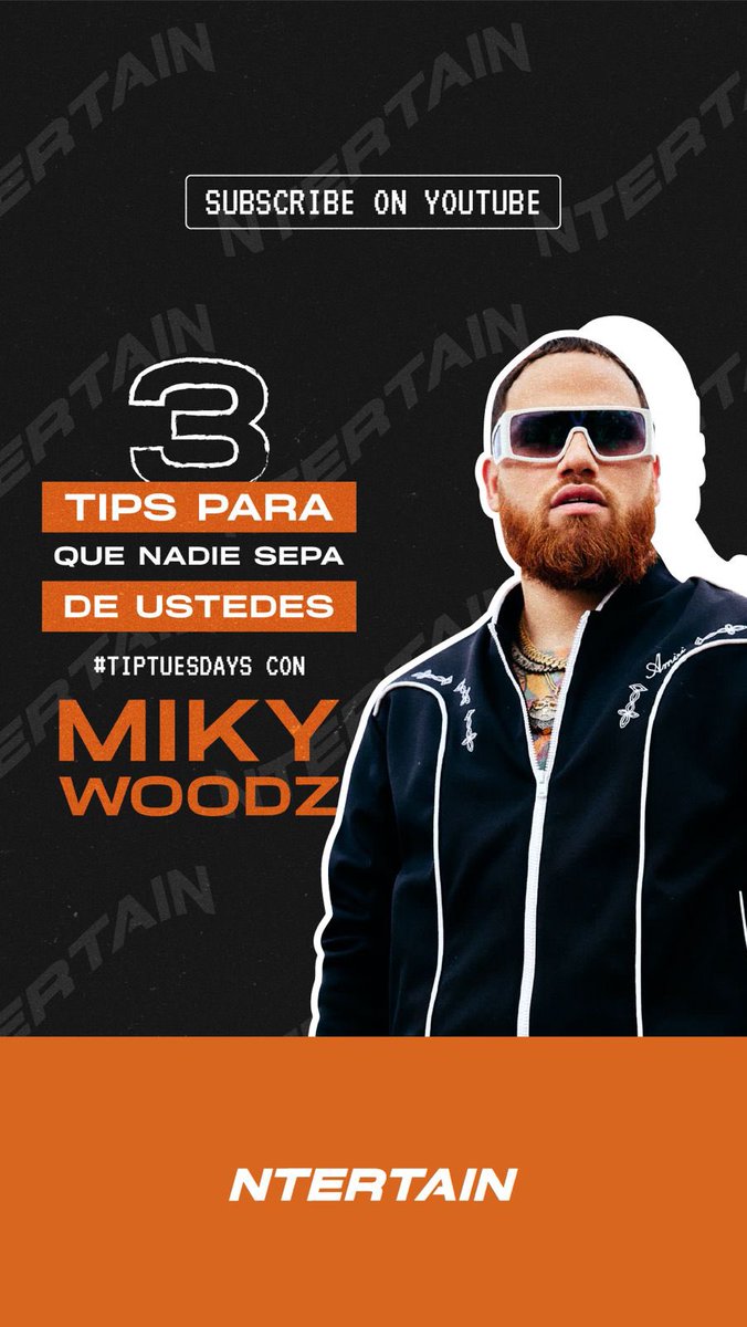 ntertainstudios's tweet photo. Nadie se tiene que enterar quién eres, ¡así que @MikyWoodz nos trae 3 #TipsTuesdays para que nadie sepa de ti! 

📼: https://t.co/aLed4dvBwF https://t.co/d808sVLYnK