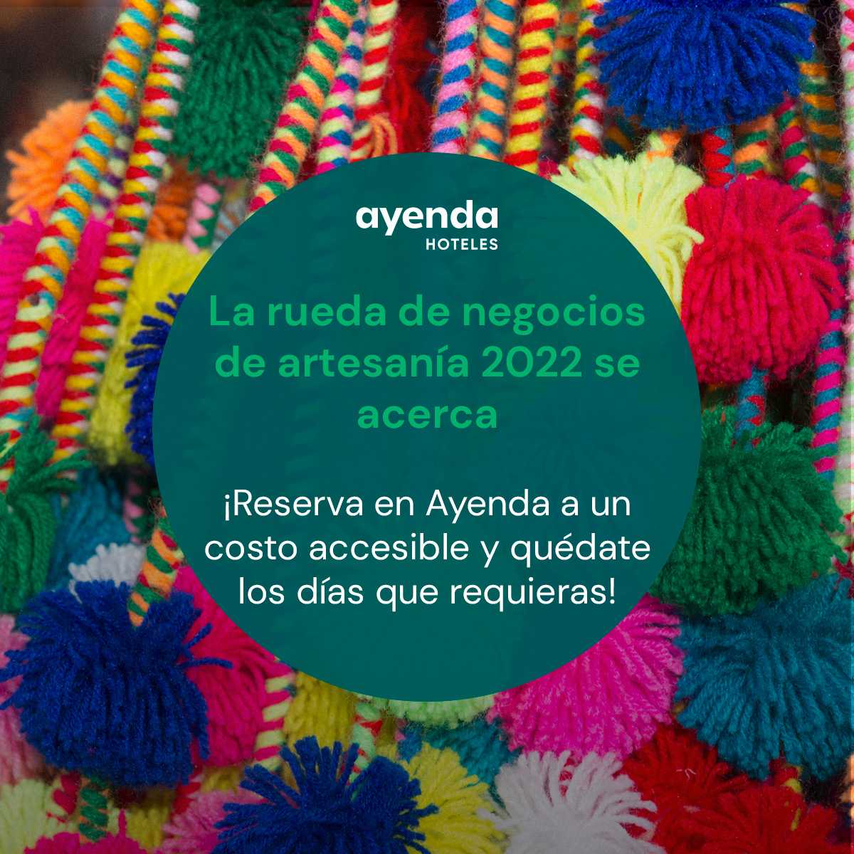 Ayendahoteles's tweet photo. ¿Decidiste acudir a la rueda de negocios de artesanía en el Perú? Reserva tu estancia para esas fechas en Ayenda y disfruta ese viaje comercial.

Reserva al toque y pregunta por nuestro convenio al +51 1 6429378 🇵🇪 

#HotelesAyenda #hotelesperu #perutravel #viajesexpress #travel https://t.co/pRJvvEidRd