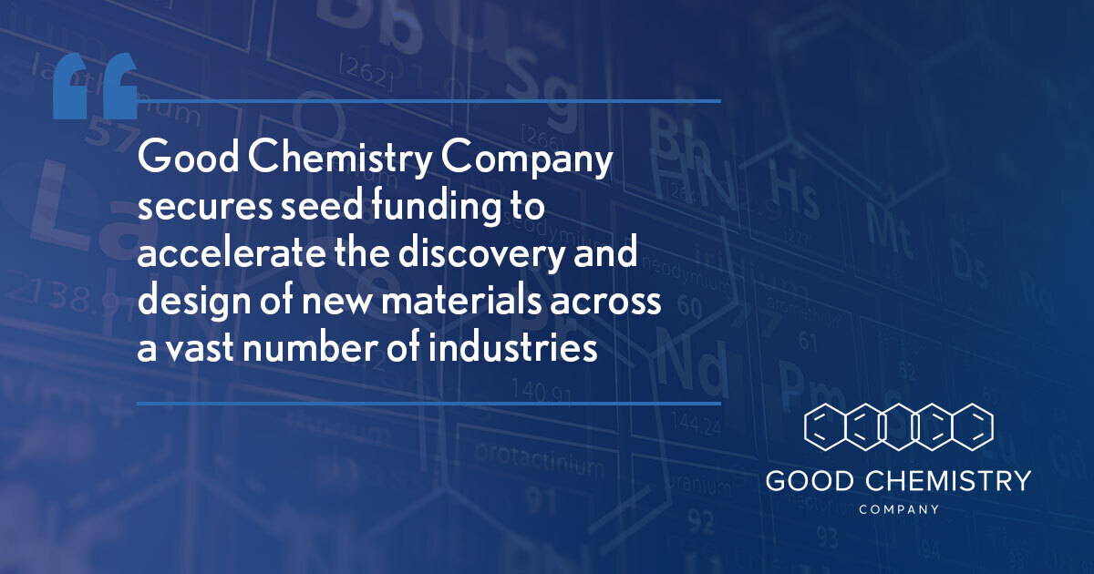 1QBit (@1qb_it) on Twitter photo Excited to share the official public announcement of The Good Chemistry Company, a spin-off of 1QBit’s Quantum Simulation team. Backed by <a href="/GreenSandsE/">Green Sands Equity</a>, <a href="/AccentureTech/">William Duvall</a>, and #WorldQuantVentures, <a href="/GoodChemistryCo/">Good Chemistry Company</a> is set to fundamentally change the way new materials are designed. Excited to share the official public announcement of The Good Chemistry Company, a spin-off of 1QBit’s Quantum Simulation team. Backed by <a href="/GreenSandsE/">Green Sands Equity</a>, <a href="/AccentureTech/">William Duvall</a>, and #WorldQuantVentures, <a href="/GoodChemistryCo/">Good Chemistry Company</a> is set to fundamentally change the way new materials are designed.