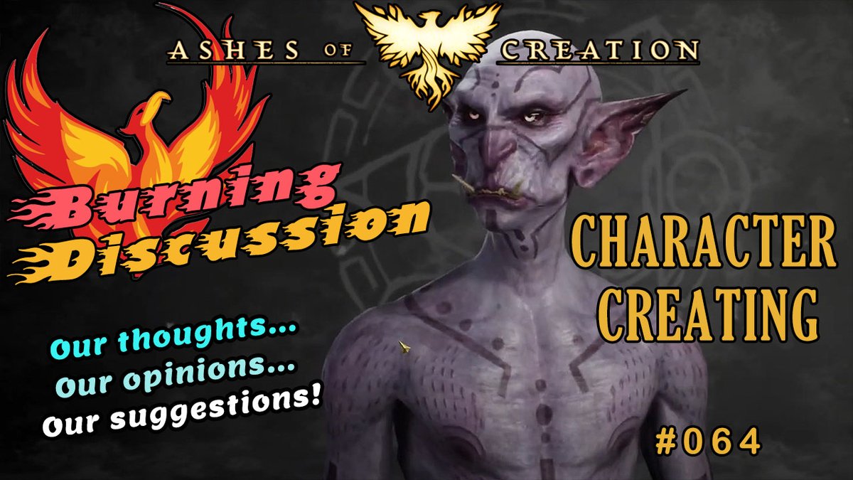BurningDiscuss's tweet photo. EPISODE 064 of the "BURNING DISCUSSION".  Today we talk about 'Character Creating' in #AshesOfCreation, and give our suggestions to what we would like to see! #MMORPG #BurningDiscussion #BD 
@BlazedRTs @ShoutGamers @ViperzRTs @FameRTR @rttanks https://t.co/OEeY9gufee https://t.co/hnzw3TBlEW
