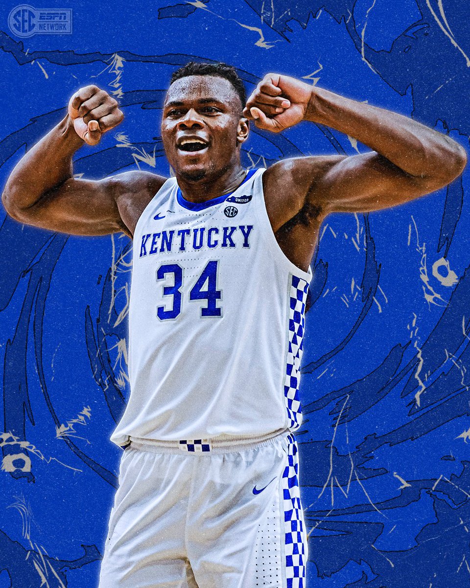 SECNetwork's tweet photo. 🏆 Naismith POY
🏆 SEC POY
🏆 All-SEC First Team
🏆 All-SEC Defensive Team
🏆 NABC POY
🏆 AP POY
🏆 USBWA POY
🏆 Kareem Abdul-Jabbar Award
🏆 Wooden Award

@Oscartshiebwe34 is the first unanimous national player of the year in @KentuckyMBB history 👏 https://t.co/J112Qz2q04