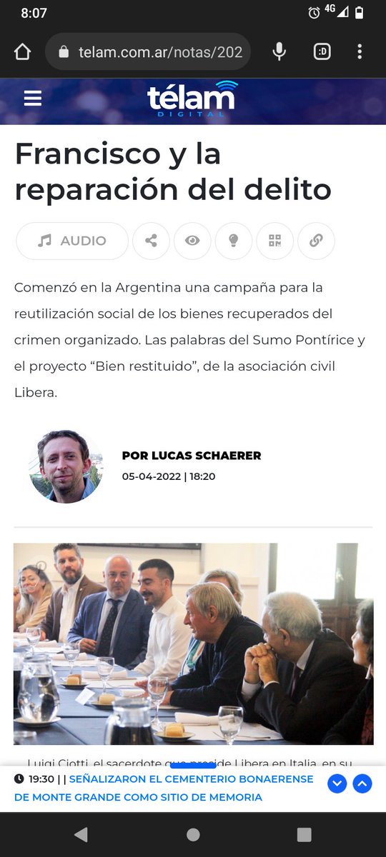 LSchaererOK's tweet photo. Primicia: la carta de @pontifex a un seminario en #Argentina que quiere replicar el modelo italiano de recuperación social de los bienes a la #Mafia que impulsa @libera_annclm https://t.co/f3IIRtBHcq https://t.co/ws3tJb1ql0