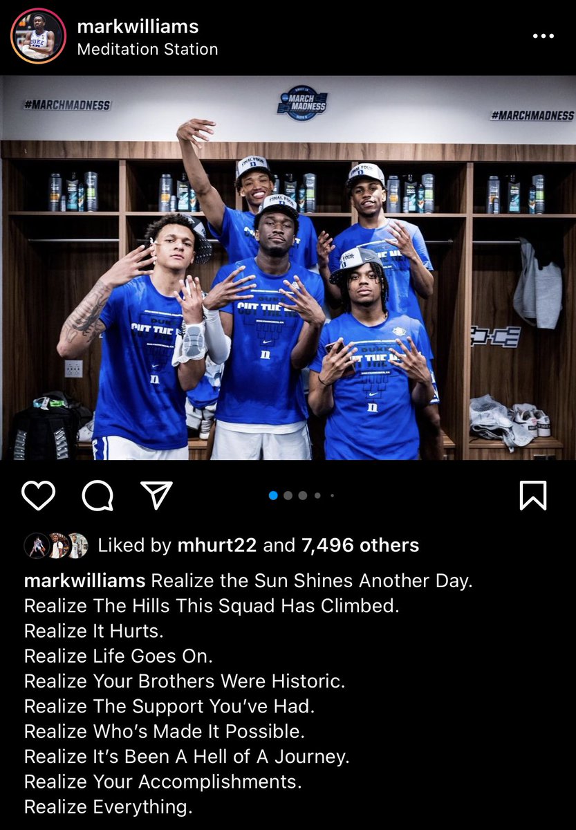 UpdateDuke's tweet photo. Mark reflects on this season https://t.co/vFvVpoYp3d