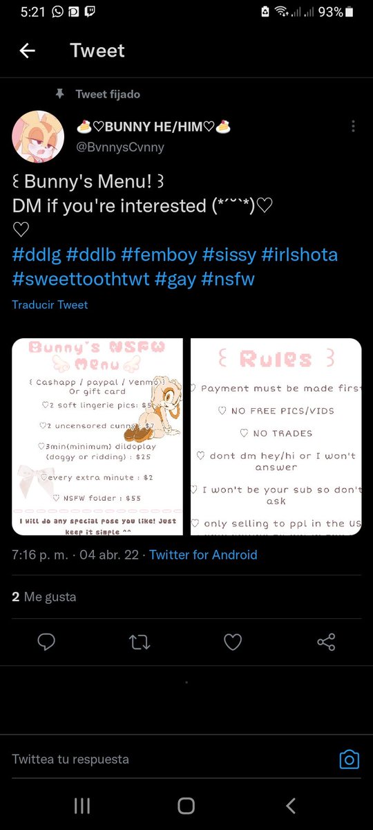 BandicootBeauty's tweet photo. Okay, normally i don't say that but this is TOO disgusting

A minor that calls his self a "shota" that also sells IRL stuff 

Just look at that shit dude, what the fuck

Guys... If you are reading this

DON'T SUPPORT HIM

Report him, N O W

Nick: @/BvnnysCvnny

(Without the /) https://t.co/0uteMplwqH
