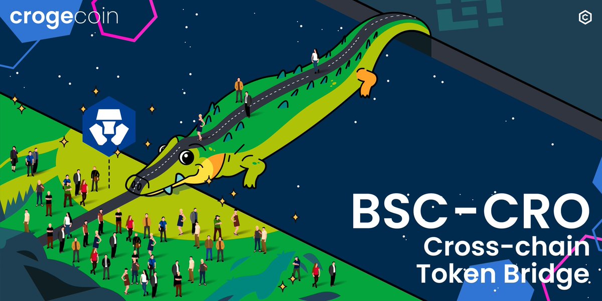 Our bridge for BSC is going LIVE on Thursday, April 7!

BSC is almost 7x the market cap of CRO so this is a huge buying opportunity to get in before BSC’s much larger userbase can buy

BSC side will be fair launching with 200k lp 👀 big BSC whales are waiting to I get in.