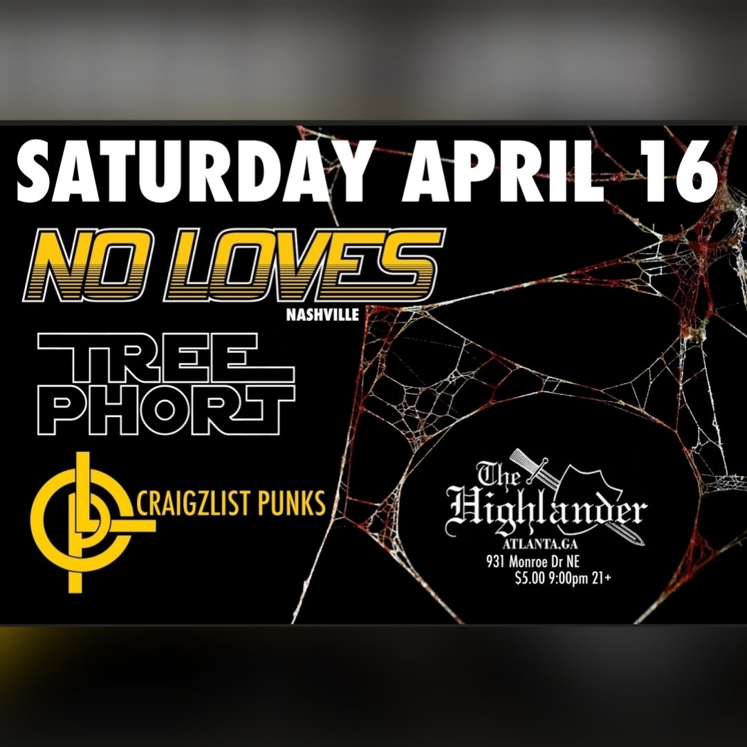 Next weekend!  
#highlanderatl #punkbar #punkbands #supportlocalbands #supportlocalvenues #fairshakepromotions