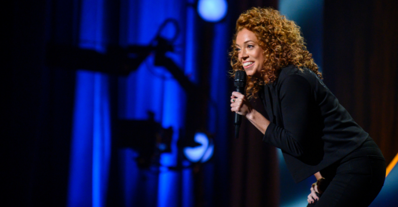 CobbsComedyClub's tweet photo. We added another @michelleisawolf show due to demand! Get tickets for Monday, 5/2 NOW before it sells out. ���‍♀️💨 https://t.co/OBNJfRz6tP