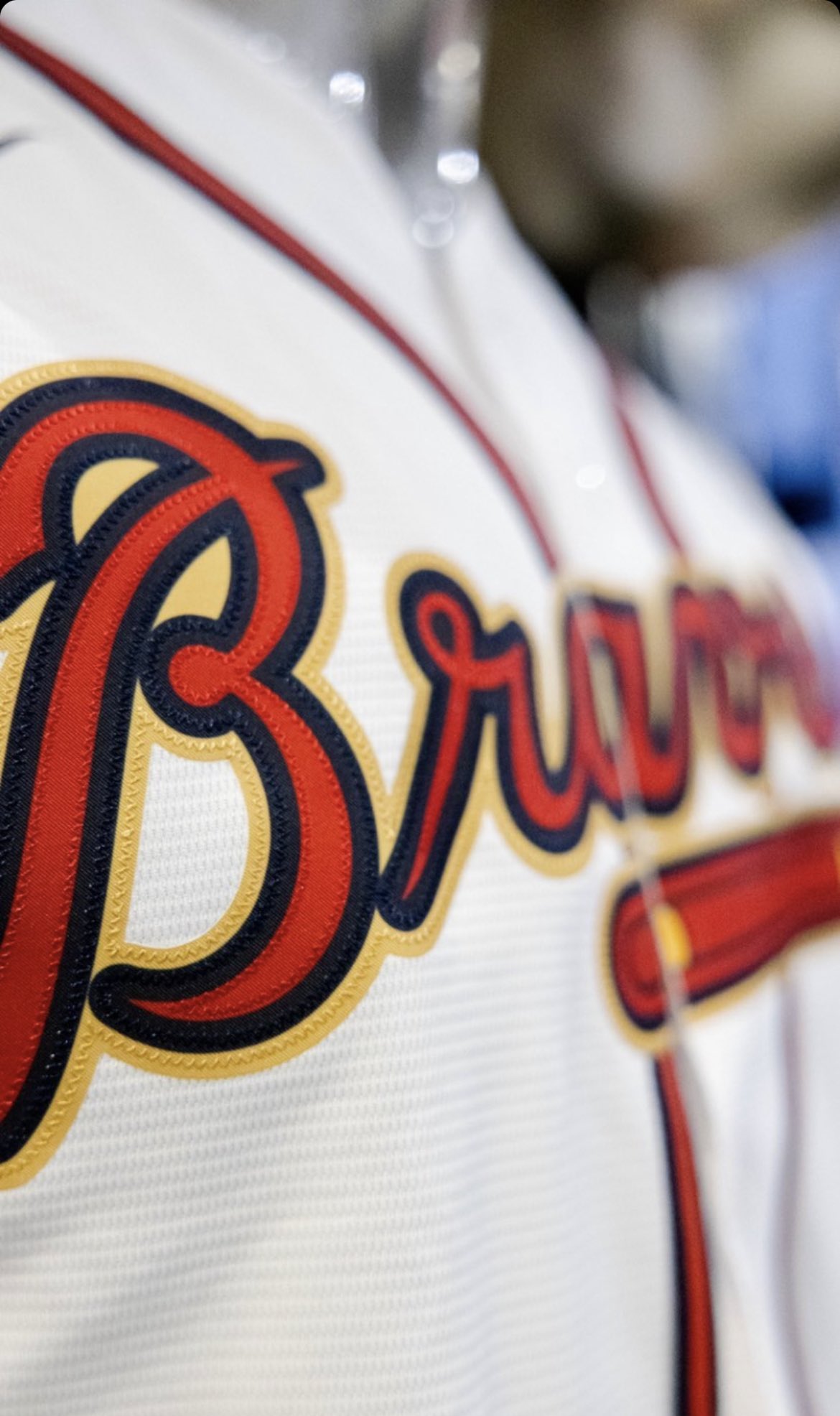 Steve Frederick on X: The Braves gold trimmed World Series collection  jersey that they launched today should be their full-time jersey.   / X