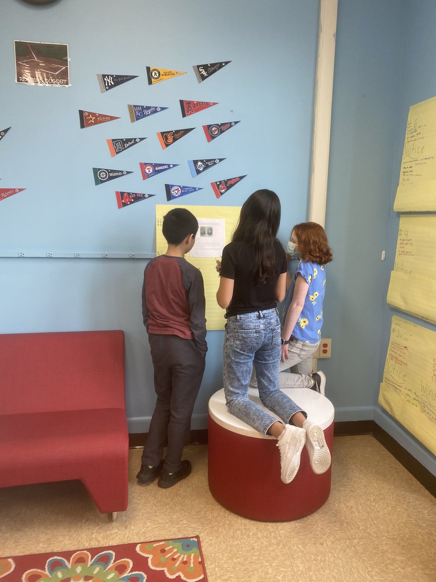 miss__ward's tweet photo. To strengthen the comprehension of our whole class novel, Freedom Train, learners engaged in a Carousel Brainstorm to analyze primary sources from the Civil War era. @Allabouttheyet @MineolaMS https://t.co/kvZeJojWaU