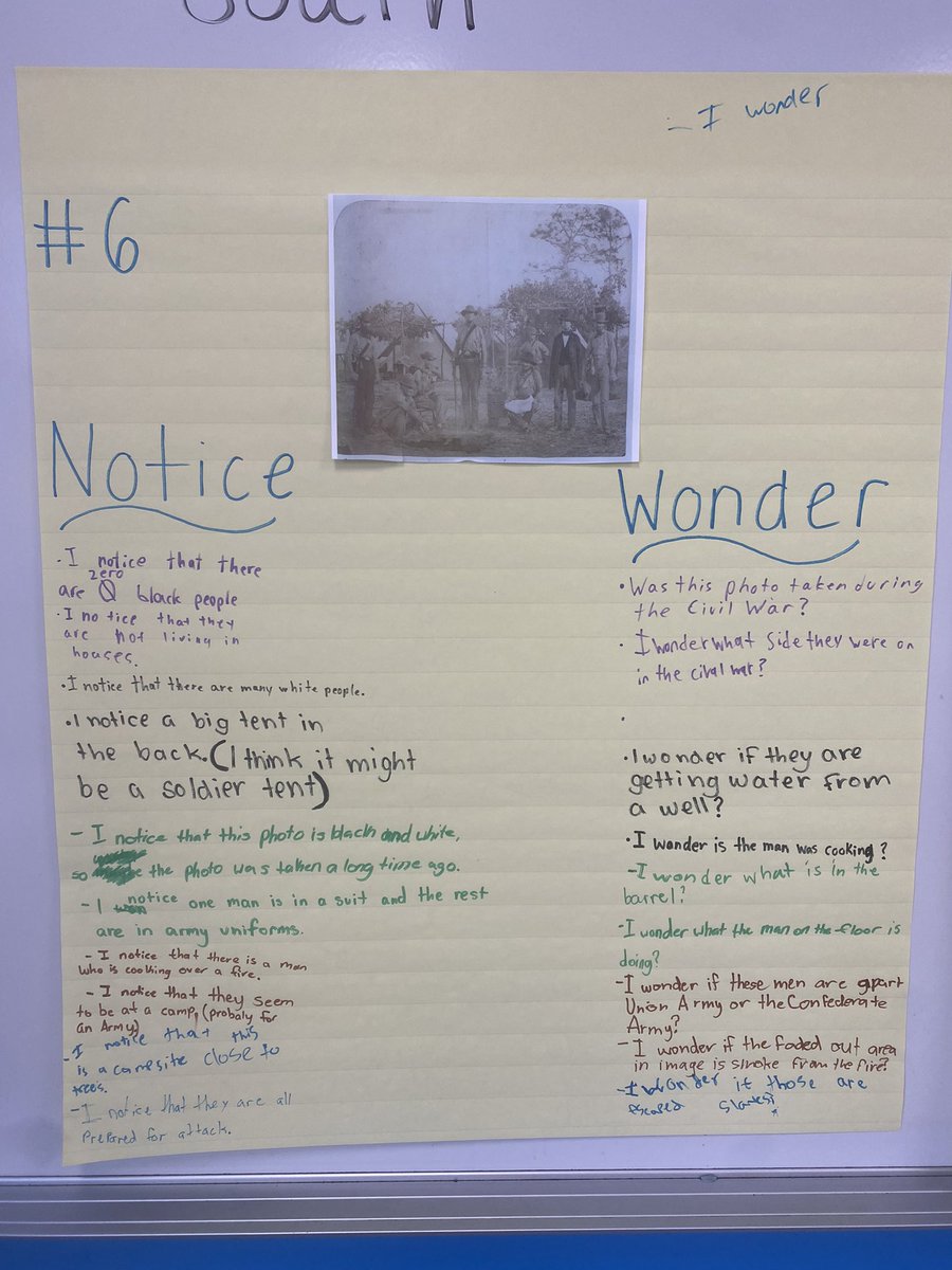 To strengthen the comprehension of our whole class novel, Freedom Train, learners engaged in a Carousel Brainstorm to analyze primary sources from the Civil War era. <a href="/Allabouttheyet/">Jenna Cavuto</a> <a href="/MineolaMS/">Mineola Middle School</a>